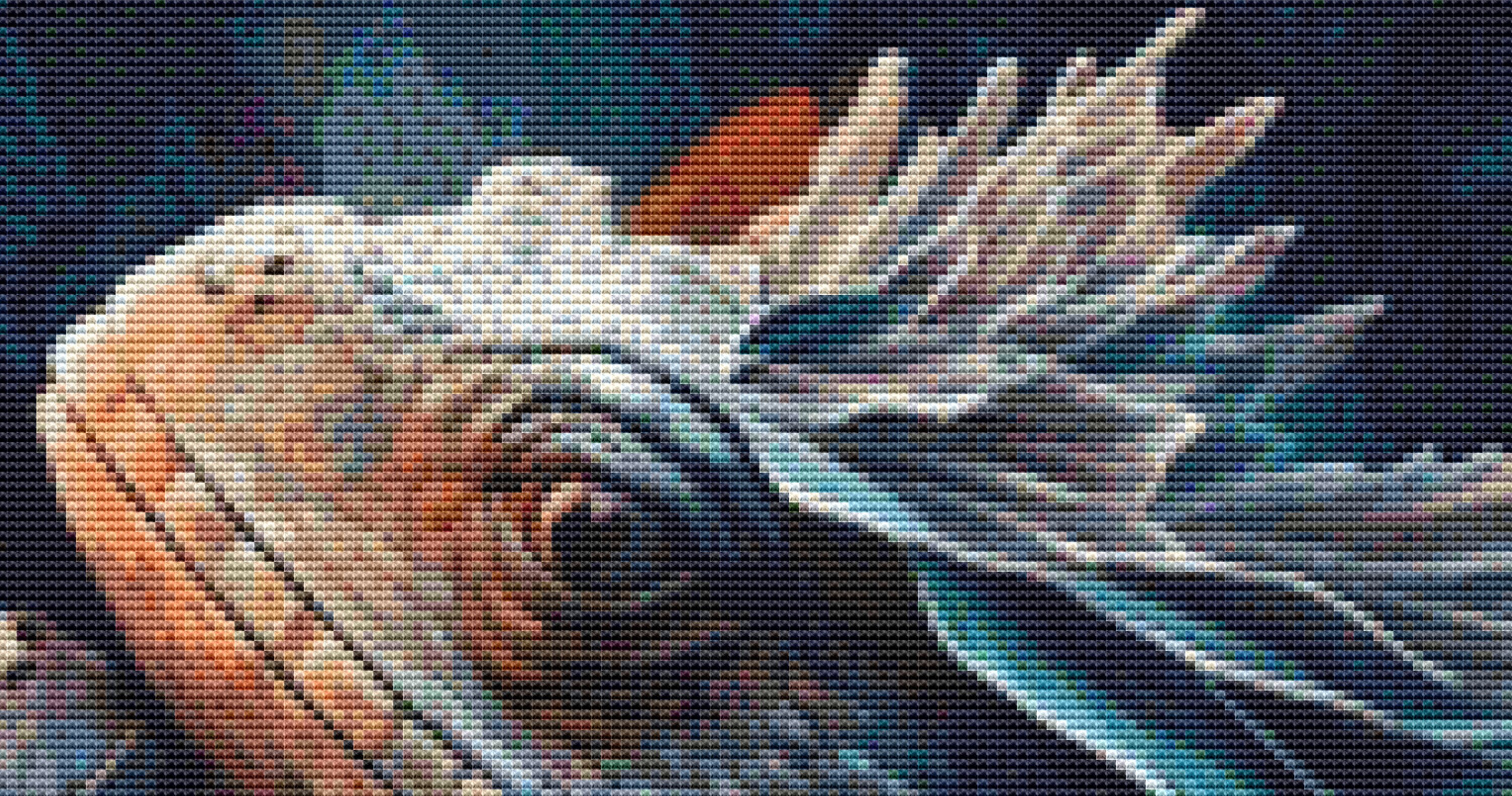 Colorful Tiny Lizard Dragons Cross Stitch Pattern by Serr.kai A Quill ...