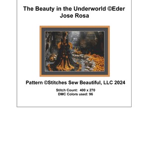The Beauty in the Underworld Cross Stitch Pattern by Eder Jose Rosa ...