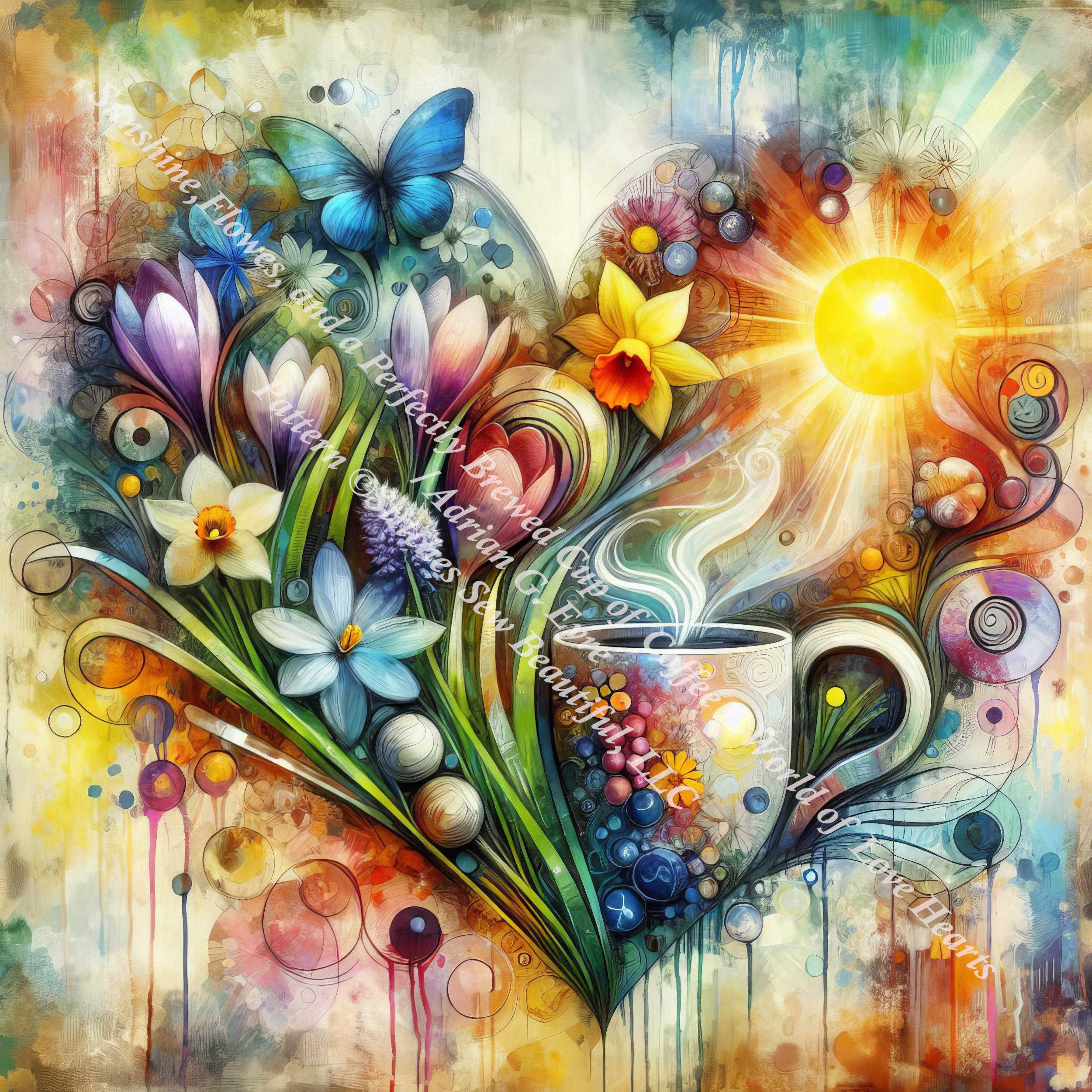 Sunshine, Flowers, and a Perfectly Brewed Cup of Coffee Counted