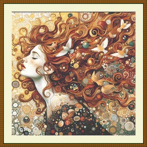 Mother Earth (Max Color) counted cross stitch pattern by Ana Dias (Digital Format)