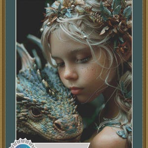A Fairy Childs Companion cross stitch pattern by Serr.Kai A Quill & Ink (Digital Format)