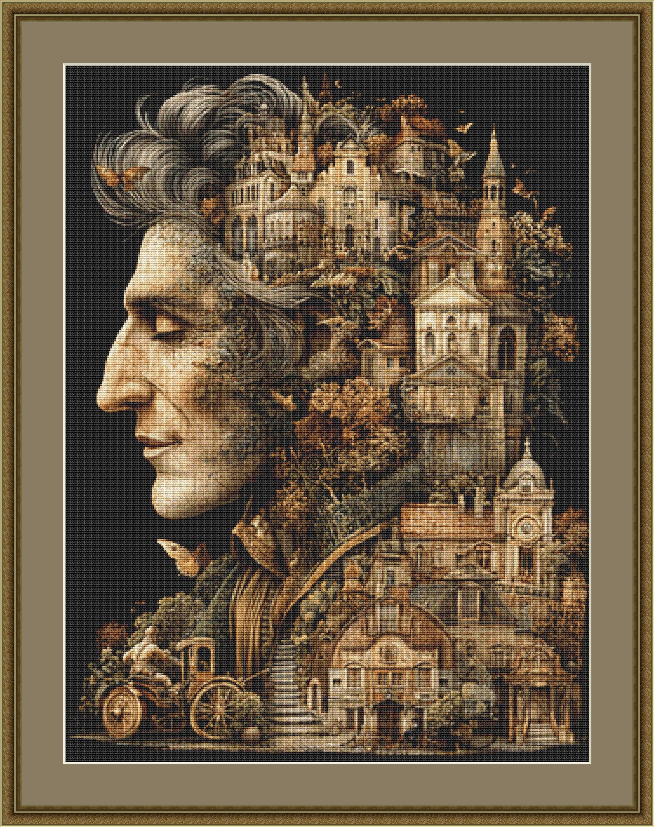 The Gold Lady's Companion Counted Cross Stitch Pattern by Bryna T