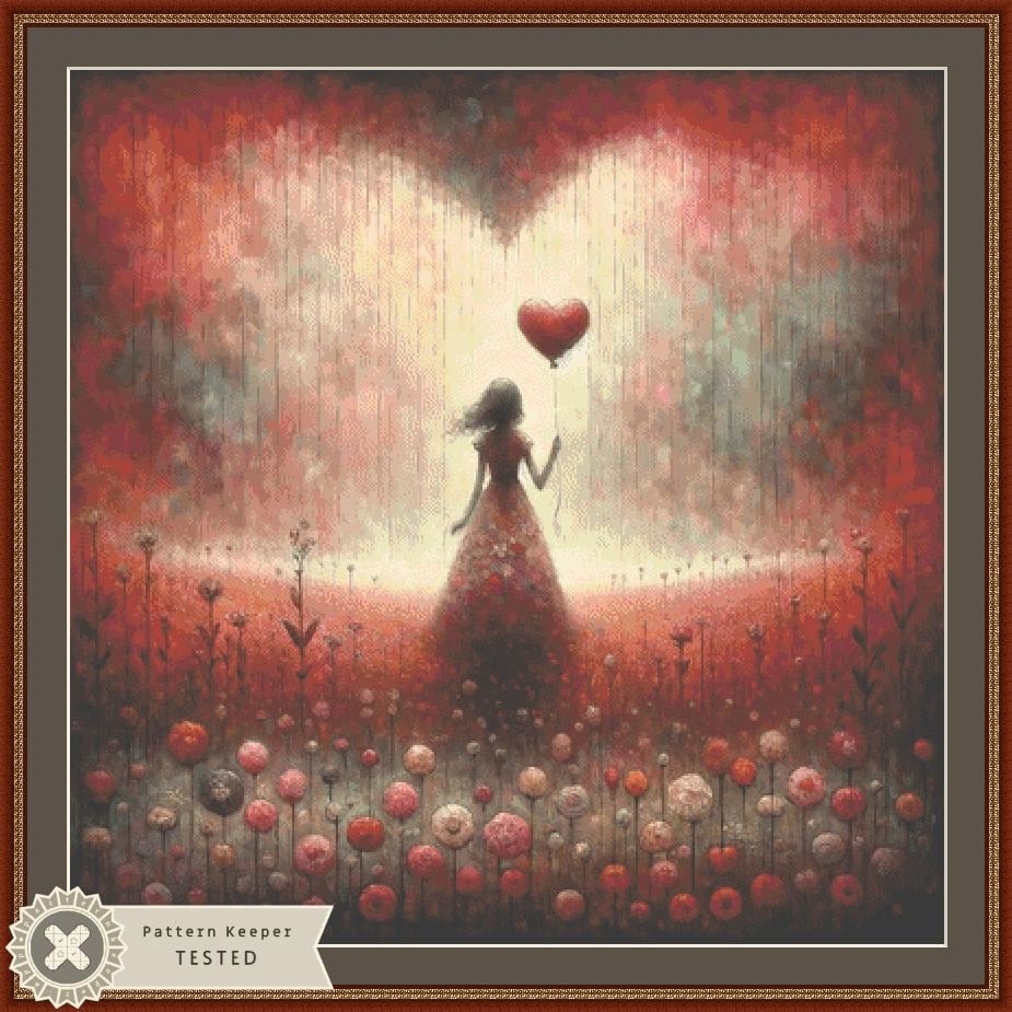 World of Love Hearts/Adrian G. Eyre によるクロスステッチ パターン