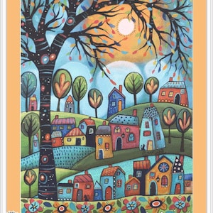 Teal Beauty counted cross stitch pattern by Karla Gerard (Digital Format)