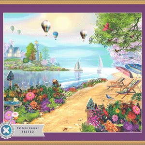 The Days Glory cross stitch pattern © Caplyn Dor/Porterfields Fine Art Licensing (Digital Format)