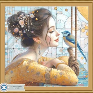 Morgan counted cross stitch pattern by Ana Dias (Digital Format)