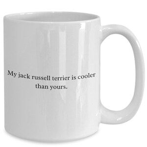 Jack russell terrier dog mug, gifts for jack russell terrier owners, jack russell dog lover, jack russell dog mom, jack russell dog dad, ...