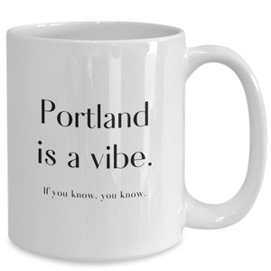 Portland or mug, gifts for portland vacation, portland or souvenirs, portland native coffee cup, portland airbnb decor, portland pride, p...