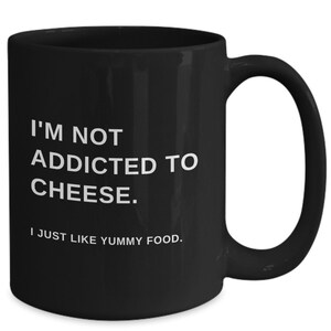 Cheese mug, gifts for foodies, cheese lover, cheese christmas present, dairy lover, gourmet cheese, cheese coffee cup