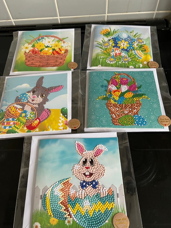 Diamond Art Easter Cards 