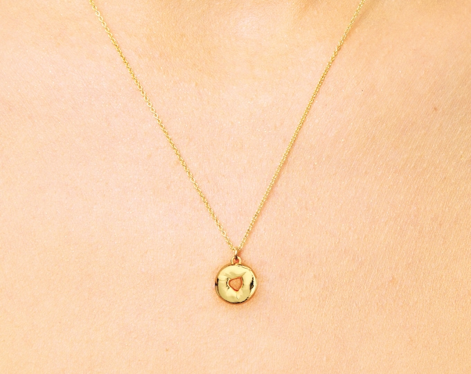 Bagel Charm Necklace