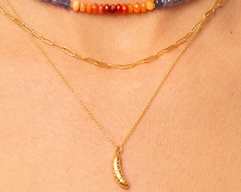 Pickle Charm Necklace