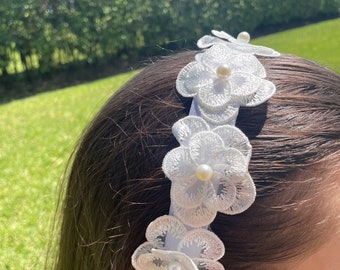 Headband, headpiece first communion, flower girl