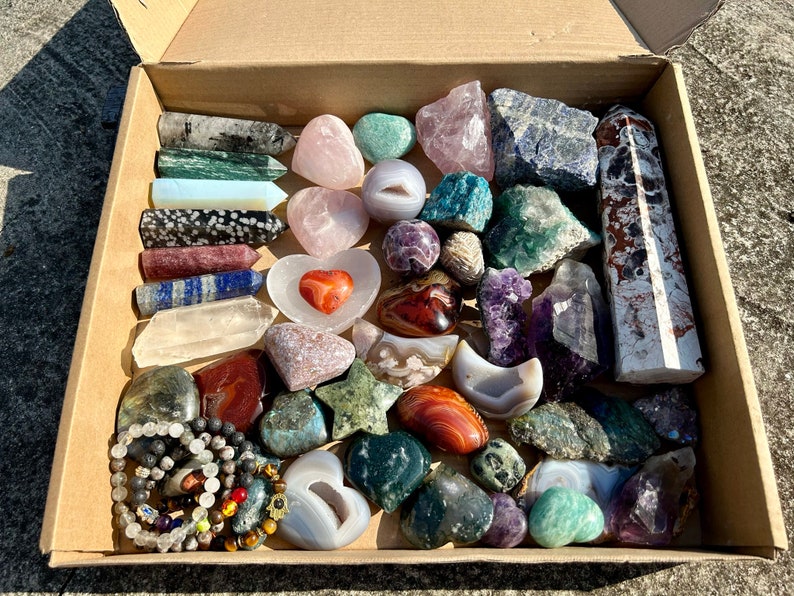 Rare Mystery Crystal Box Surprise Crystals Box Ultimate Etsy