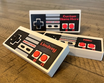 Personalized NES Controller Model: Custom 3D Printed Gamer Decor