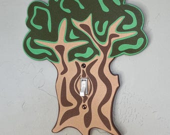 Tree Light Switch Plate: 3D Printed Kid's Room Decor