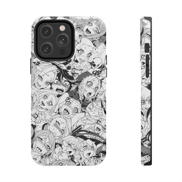 Ahegao Anime Phone Cases for iPhone and Samsung