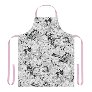 Anime Apron Ahegao Girls Pattern