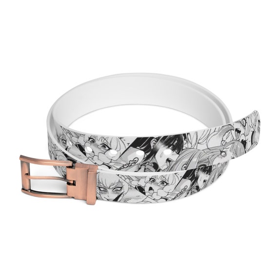 Anime Ahegao Girls Metal Buckle Belt Nerd Fashion Adjustable Size One Size Fits All Pants Support Etsy Canada