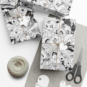 Carta da regalo anime: modello Ahegao, ragazze anime