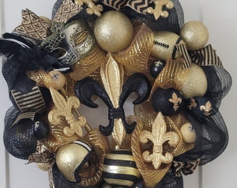 New Orleans Saints Wreath