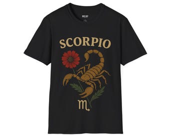 Skorpion Sternzeichen T-Shirt: Astrologie Sternzeichen Tee
