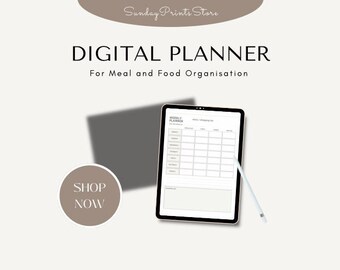 Digitale A4 voedselweekplanner