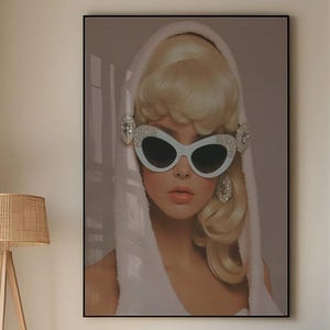 70s Wall Art Luxury Print, Trendy Apartment Art, Girly Dorm Decor, Chic Wall Decor, Urban Fashion Aesthetic, Retro Magazine Digital Download