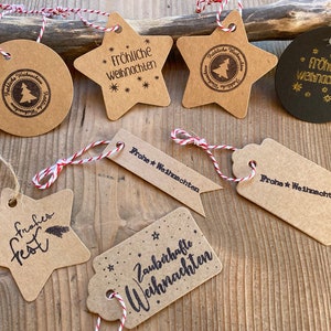 Etichette regalo di Natale