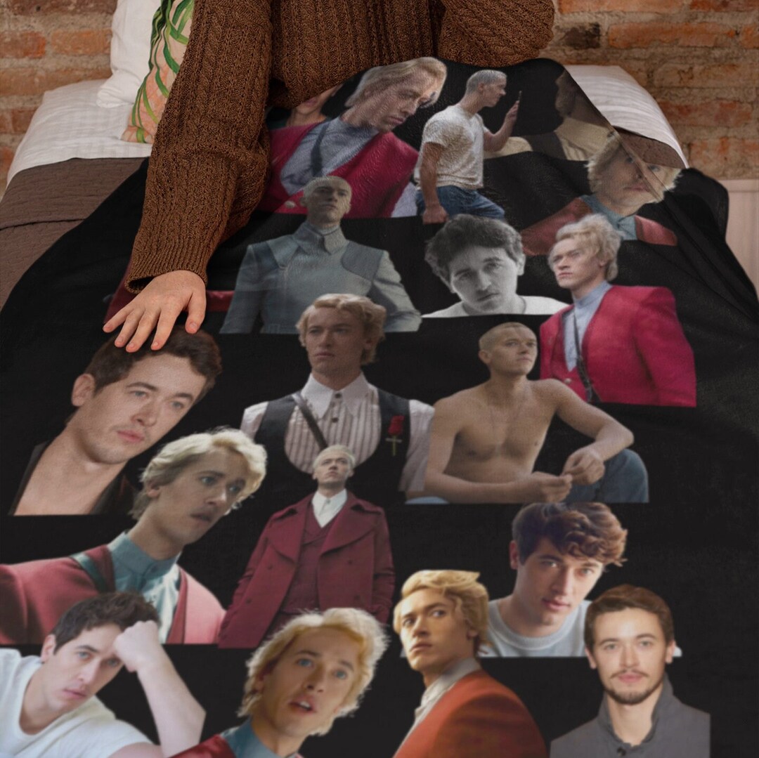Young Snow Hunger Games Blanket Tom Blyth Blanket Coriolanus Etsy UK