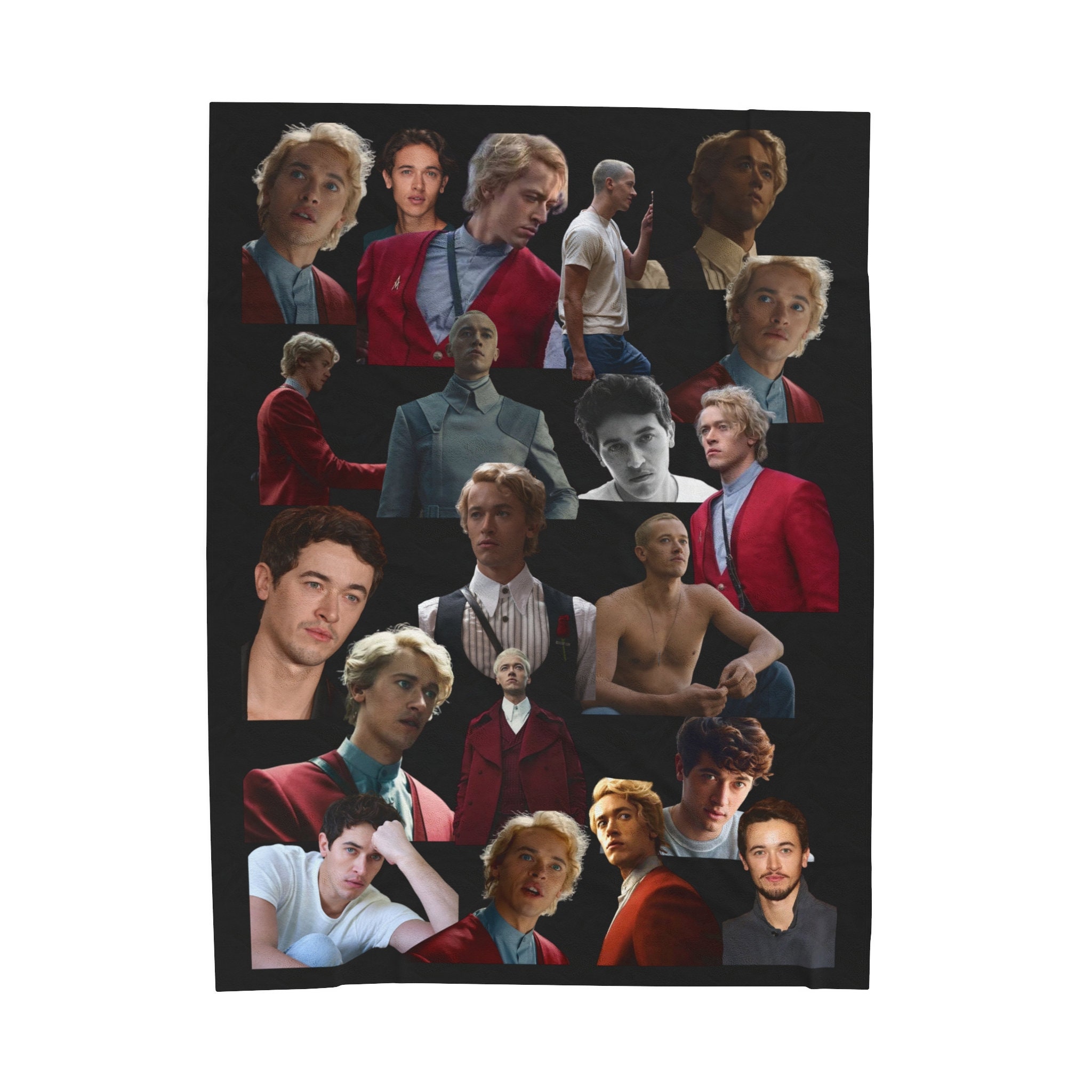 Young Snow Hunger Games Blanket, Tom Blyth Blanket, Coriolanus Snow