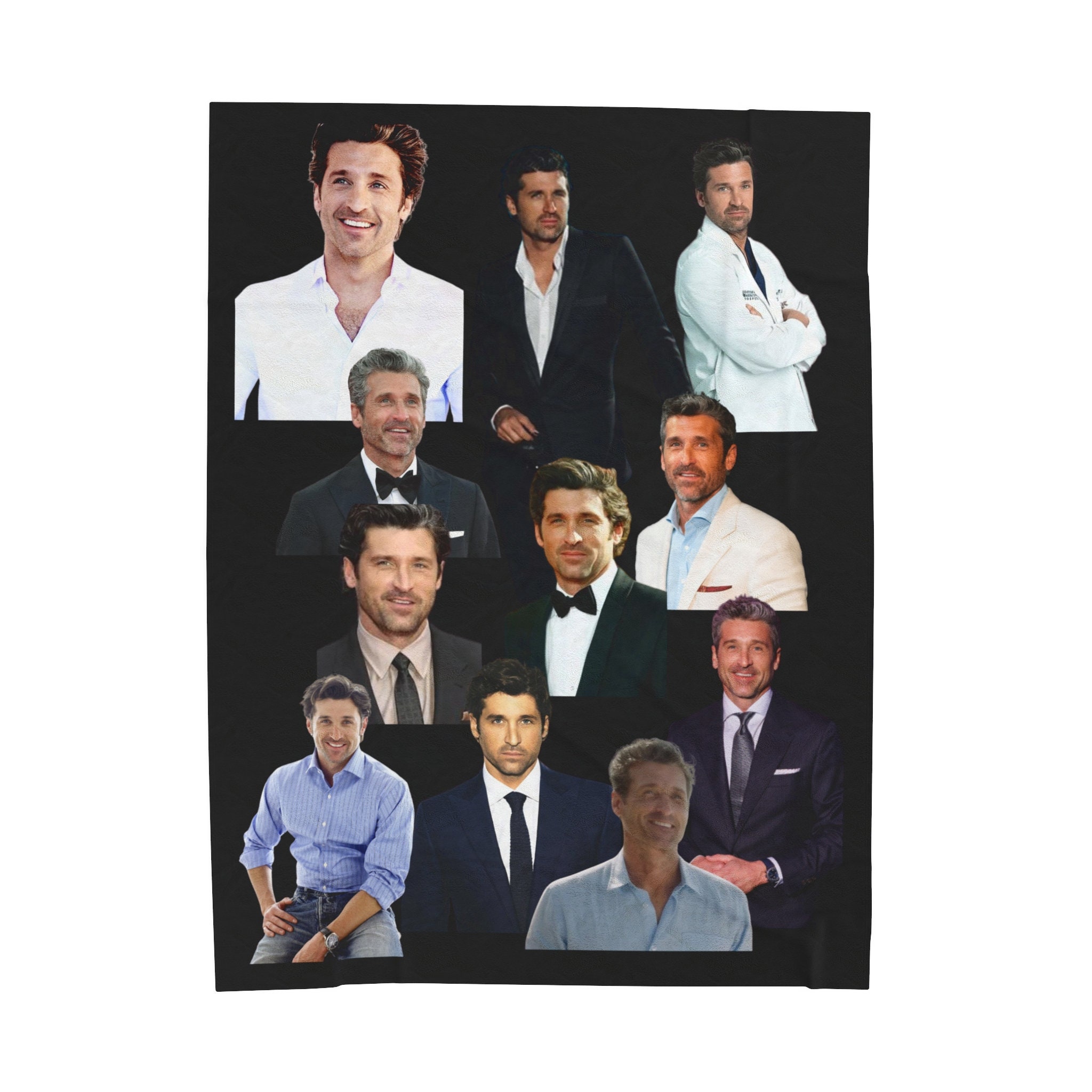 Patrick Dempsey, Mc Dreamy, Grey's Anatomy Gift, Blanket, Derek mcdreamy Shepherd, Derek