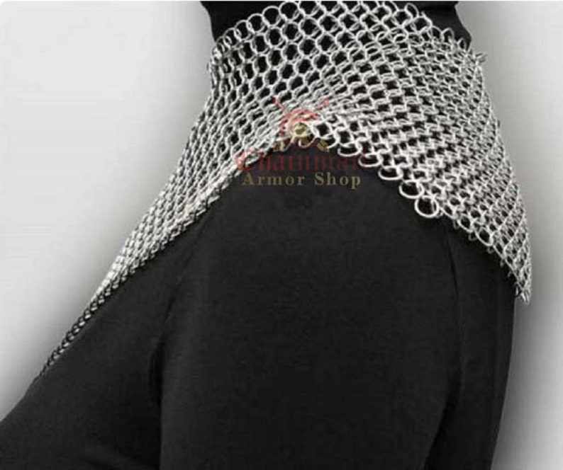 Butted Aluminium Chainmail Collar Choker Necklace Mantle Etsy
