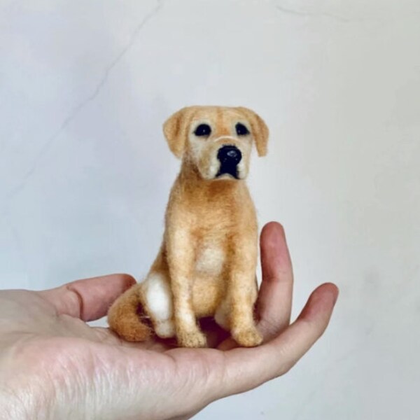 Felt Labrador Etsy