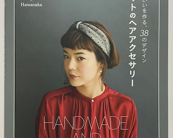 Knit Hair Accessories: 38 Designs for Creating Cute Styles 【Outlet book】 - Japanese Craft Book