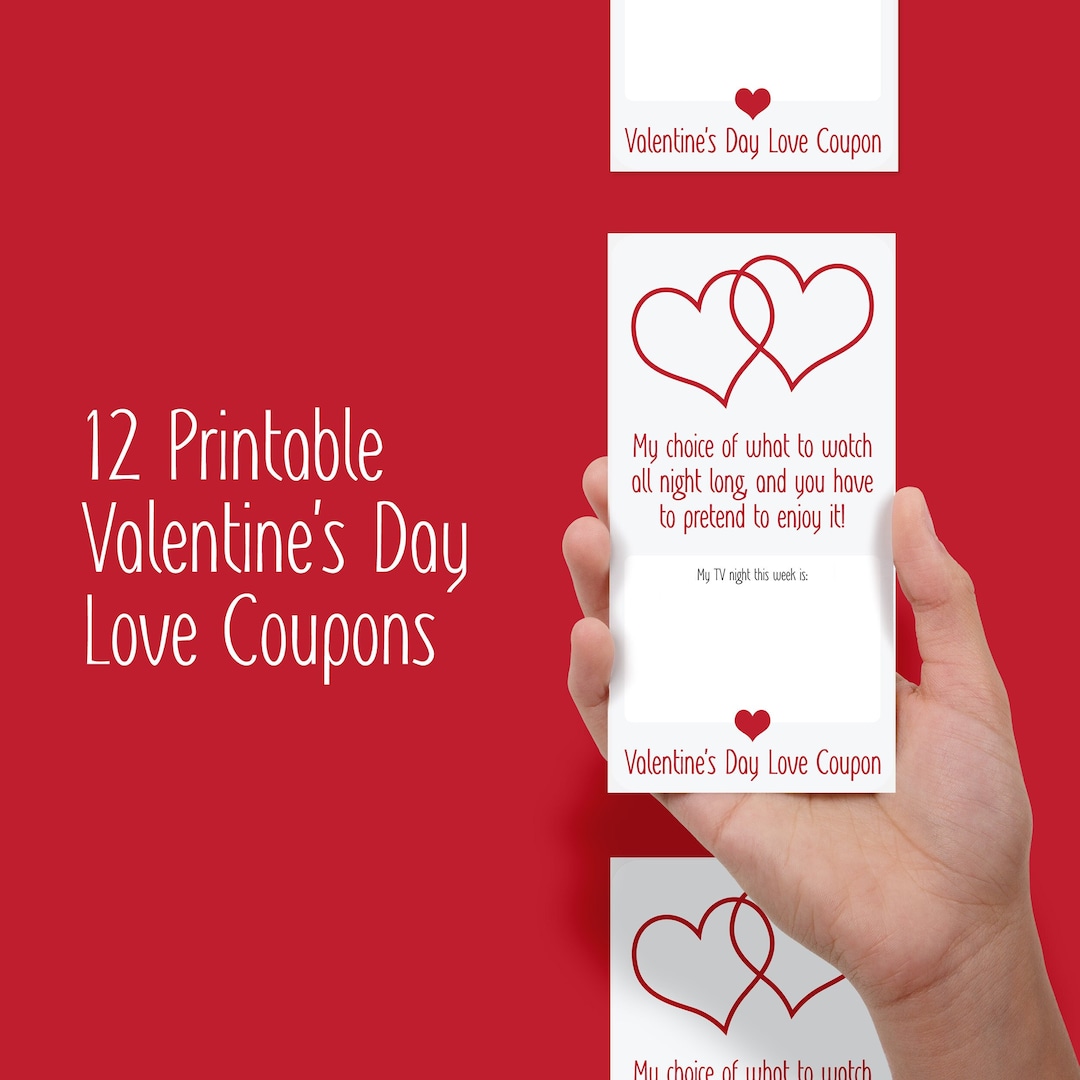 Valentine's Gifts for Him / Love Coupons Printable / Fun Love Coupons ...
