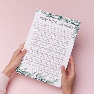 52 weken gewichtsverlies tracker in A4, A5, A6 formaat, gewichtsverlies tracker om te downloaden, Gewichtsverlies tracker | Kokosnoot