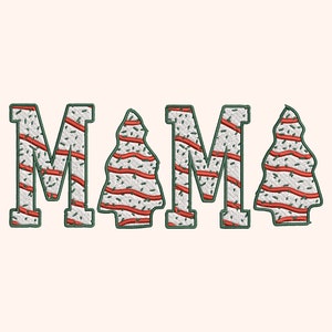 Mama Applique Embroidery Machine, Christmas Embroidery Designs, Mama ...