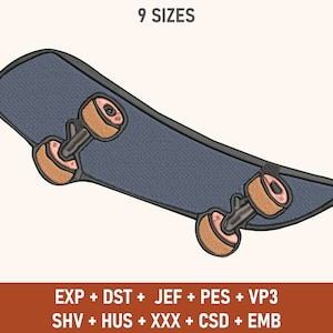 Skateboard Embroidery Design, Funny Embroidery, Embroidery Patterns, Embroidery, Vintage Skateboard, Machine Embroidery, Embroidered Files