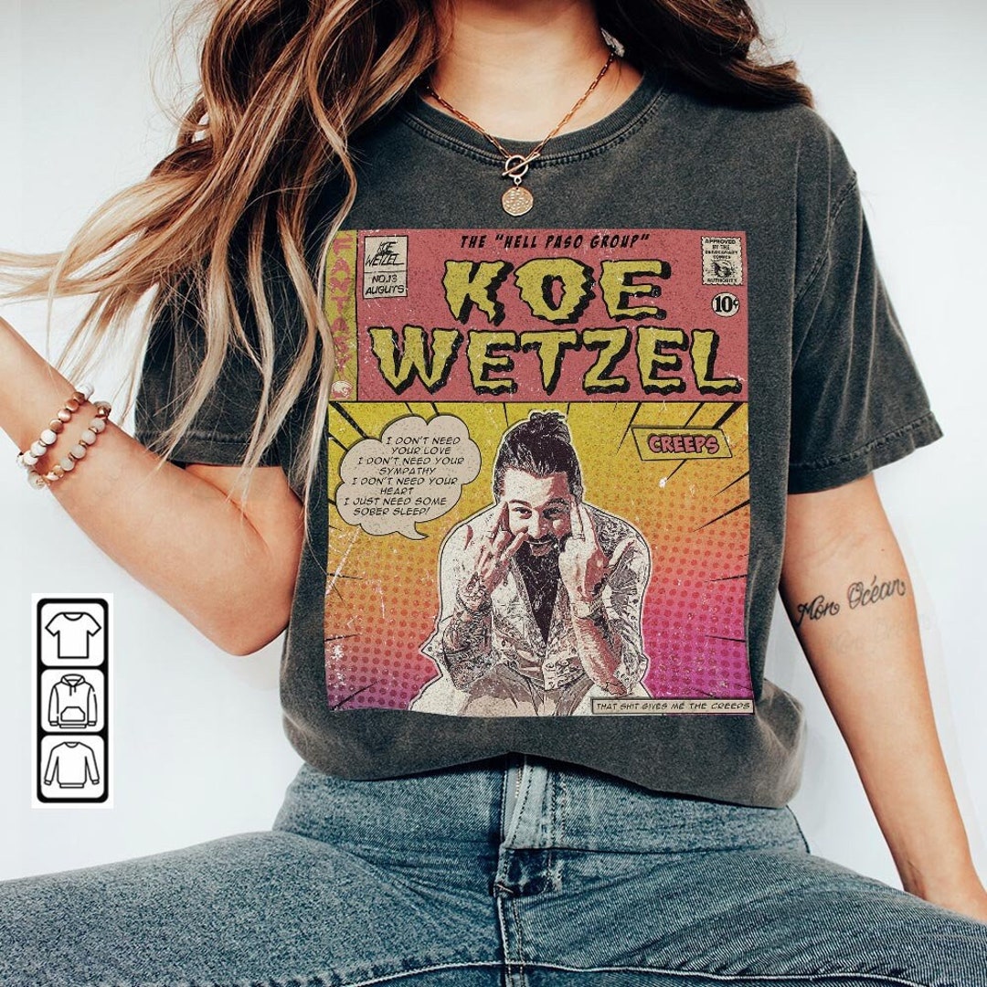Koe Wetzel Comic Shirt 90S Vintage Merch Book Art Hell Paso Etsy
