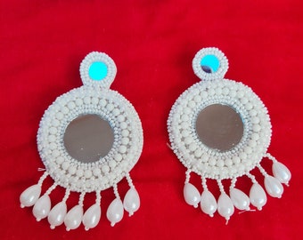Handmade Beautiful Fancy Earrings/ Stud Earring/ Women and Girls wear Earrings / Christmas Earrings with Party Wear Earrings
