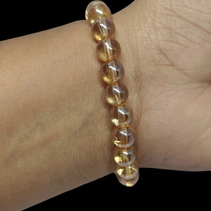 High-Quality Selenite Bracelet/ Natural Gemstone Bracelet/ Handmade Crystal Bracelets/ Stretchy Bracelets
