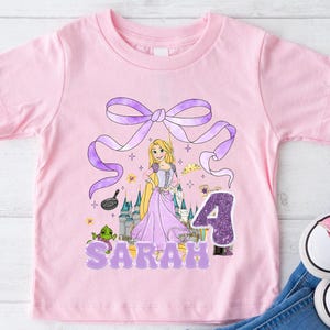 Rapunzel Birthday Girl Shirt, Princess Birthday Shirt, Tangled Birthday Party Shirt, Birthday Trip Shirt
