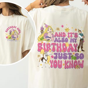Personalized Rapunzel Princess Birthday Shirt, Tangled Birthday Shirt, Birthday Trip, Magic Kingdom Shirt