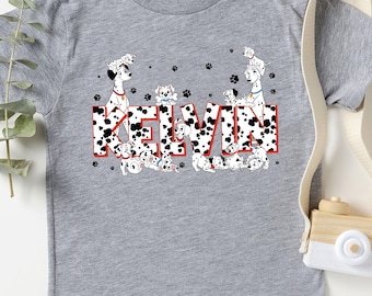 Benutzerdefinierter Name 101 Dalmatiner Shirt, personalisiertes Pongo Perdita Rolly Passendes Shirt, kundenspezifisches Geburtstagskind Shirt