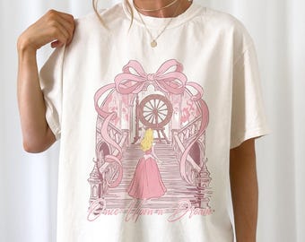 Once Upon A Dream Shirt, Vintage Sleeping Beauty Shirt, Princess Aurora Coquette Shirt, Princess Shirt