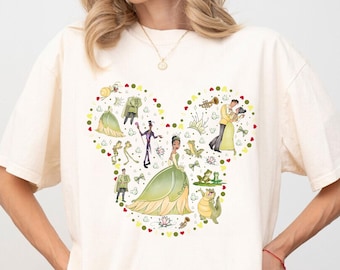 Princess Tiana Mickey Ears Shirt Cute Princess And Frog Shirt, Magic Kingdom Shirt, Girl Trip Matching Shirt