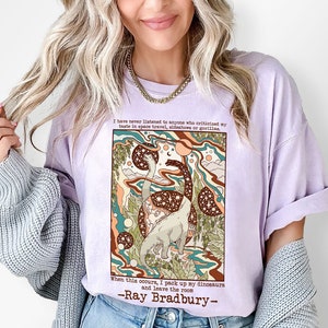 Vintage Ray Bradbury Shirt Fahrenheit 451 Shirt, Dystopian Shirt, Spooky Shirts, Classic Literature, Fall Shirt for Book Lover