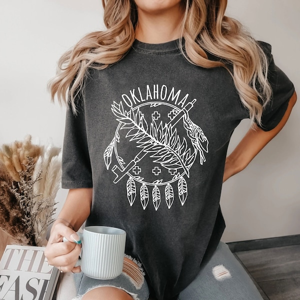 Retro Oklahoma Flag T-Shirt, Gift for Oklahoma Lover, Oklahoma Travel Gifts, Oklahoma Souvenir, Vintage Destination Shirt