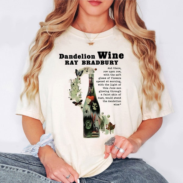 Vintage Wine Ray Bradbury Shirt Fahrenheit 451 Shirt, Literary Shirt, Fall Shirt Book Lover Gift, Moody Shirt, Literary Gift